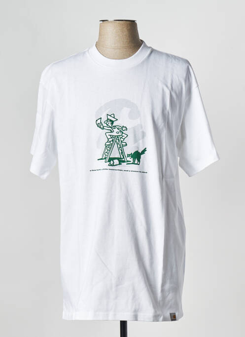 T-shirt blanc CARHARTT pour homme