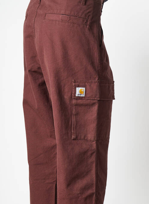 Pantalon droit marron CARHARTT pour homme