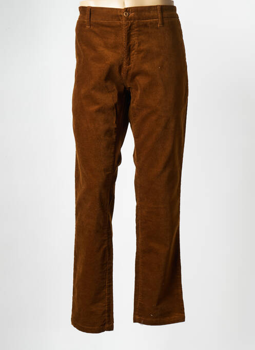 Pantalon droit marron CARHARTT pour homme