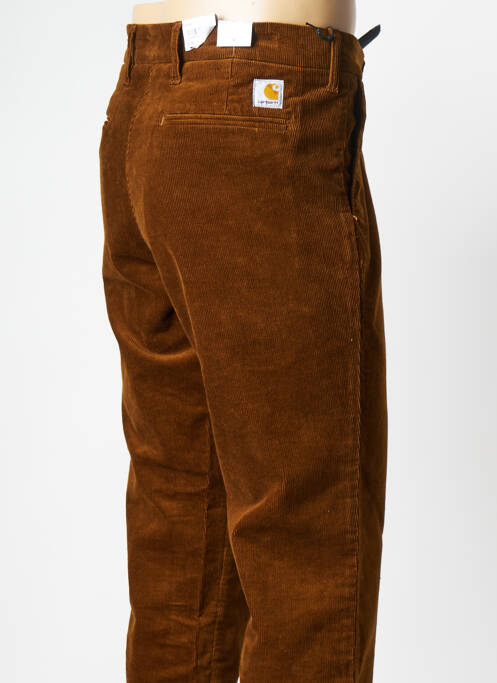 Pantalon droit marron CARHARTT pour homme