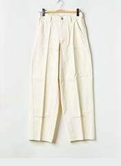 Pantalon droit beige OBEY pour femme seconde vue