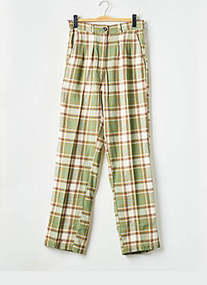 Pantalon droit vert OBEY femme