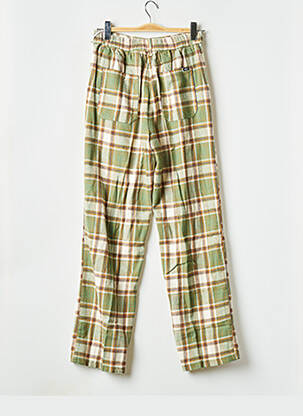Pantalon droit vert OBEY femme
