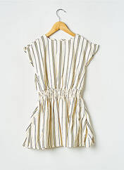 Robe courte beige ARSENE ET LES PIPELETTES pour fille seconde vue