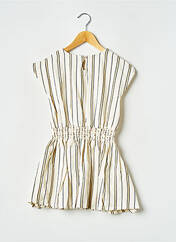 Robe courte beige ARSENE ET LES PIPELETTES pour fille seconde vue