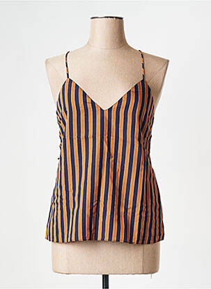 Débardeur marron SEE U SOON pour femme