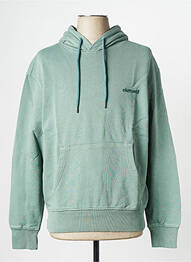 Sweat-shirt à capuche col rond vert ELEMENT homme