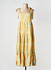 Robe longue jaune WILD pour femme seconde vue