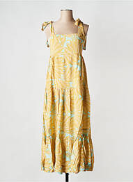 Robe longue jaune WILD femme