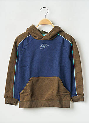 Sweat-shirt bleu NIKE pour garçon