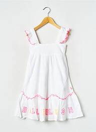 Robe mi-longue col rond blanc BILLIEBLUSH fille