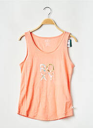 Débardeur col rond orange ROXY femme
