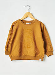 Sweat-shirt marron NAME IT pour garçon seconde vue