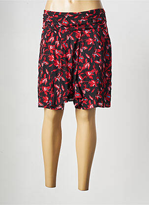 Jupe courte rouge IKKS pour femme