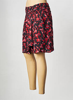 Jupe courte rouge IKKS femme