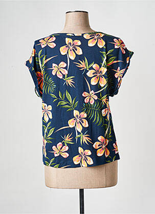 T-shirt col v bleu ROXY femme