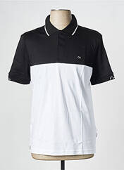 Polo noir CALVIN KLEIN pour homme seconde vue