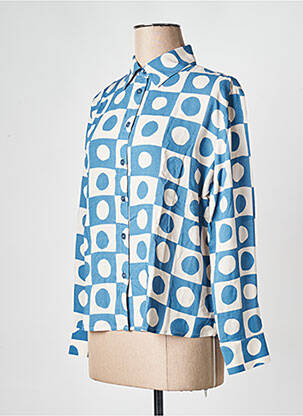 Chemisier bleu THINKING MU femme