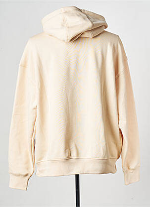 Sweat-shirt à capuche col rond beige TOMMY HILFIGER homme