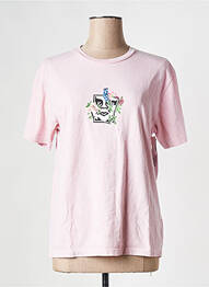 T-shirt orange OBEY femme