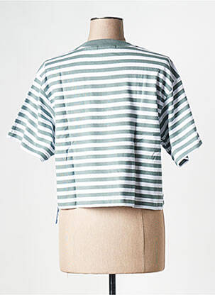 T-shirt bleu OBEY femme