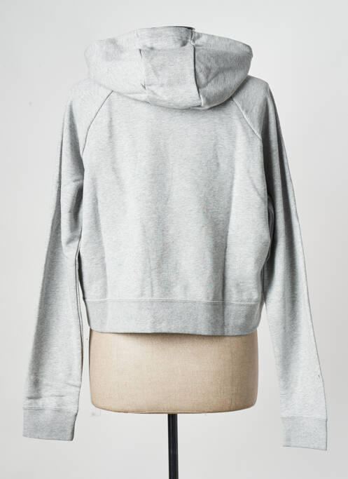Sweat-shirt à capuche gris NIKE pour femme