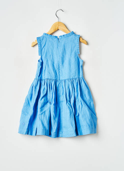 Robe mi-longue bleu PETIT BATEAU pour fille