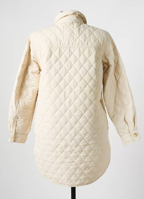 Manteau court beige OBJECT pour femme