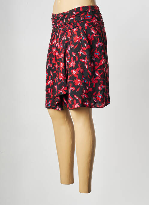 Jupe courte rouge IKKS pour femme