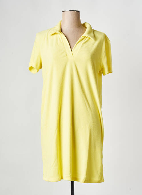 Robe courte jaune VILA pour femme