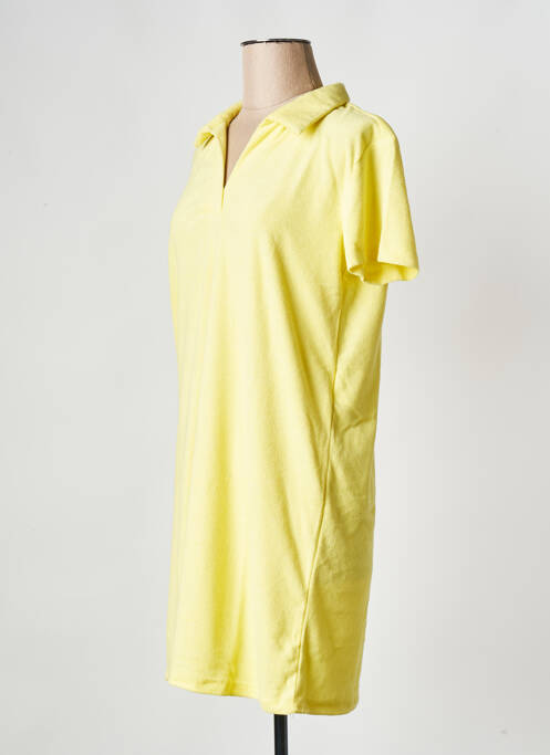 Robe courte jaune VILA pour femme