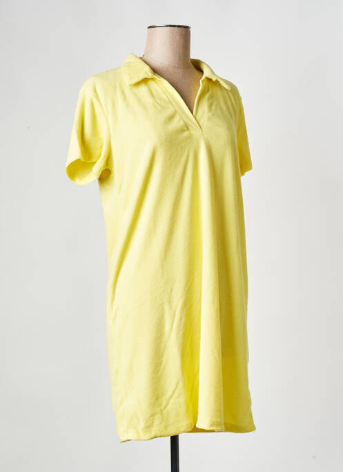 Robe courte jaune VILA pour femme