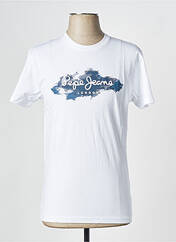 T-shirt blanc PEPE JEANS pour homme seconde vue