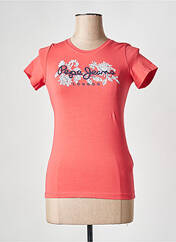 T-shirt rouge PEPE JEANS pour femme seconde vue