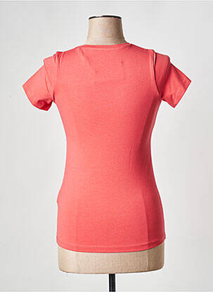T-shirt col rond rouge PEPE JEANS femme