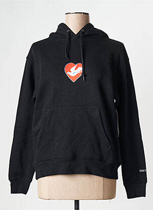 Sweat-shirt noir OBEY femme