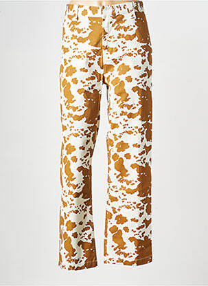 Pantalon droit beige OBEY femme