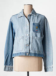 Veste en jean bleu OBEY femme
