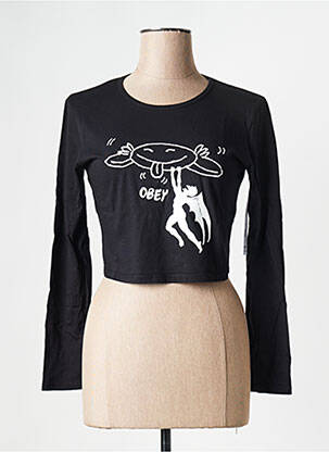 Top noir OBEY femme