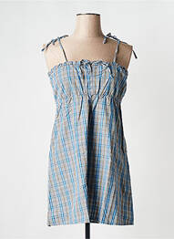 Robe courte bleu OBEY femme