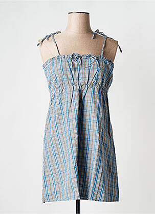 Robe courte bleu OBEY pour femme