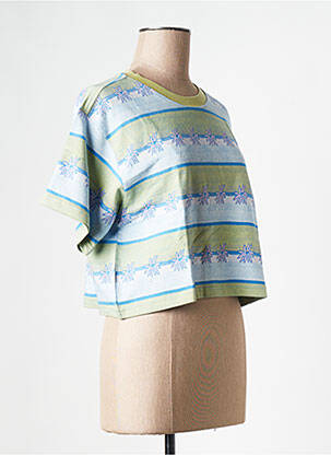 T-shirt vert OBEY femme