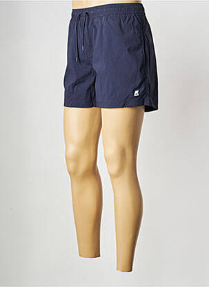 Short de bain bleu K. WAY homme