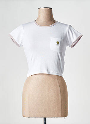 T-shirt blanc OBEY femme
