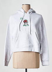 Sweat-shirt gris OBEY pour femme seconde vue