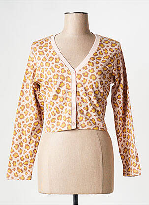 Gilet manches longues rose OBEY femme