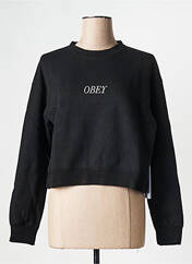 Sweat-shirt noir OBEY pour femme seconde vue