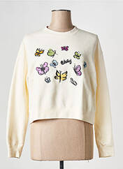 Sweat-shirt beige OBEY pour femme seconde vue