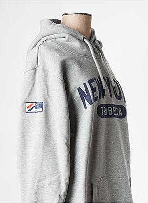 Sweat-shirt gris SUPERDRY femme