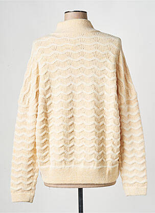 Pull col rond jaune I.CODE (By IKKS) femme